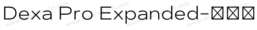Dexa Pro Expanded字体转换